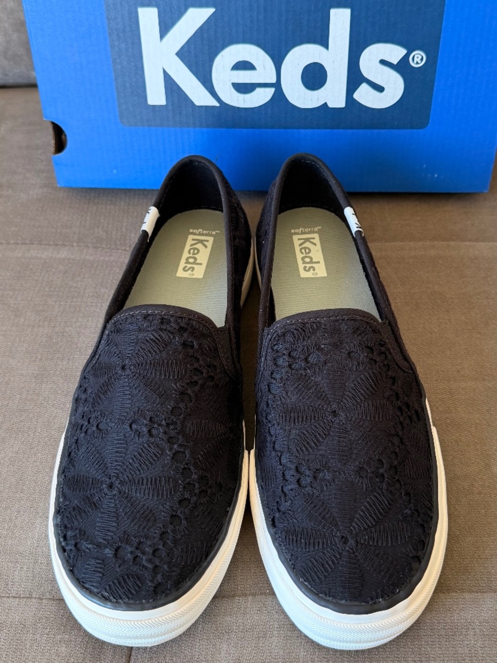 NIB - Keds Double Decker Eyelet Slip On Sneakers